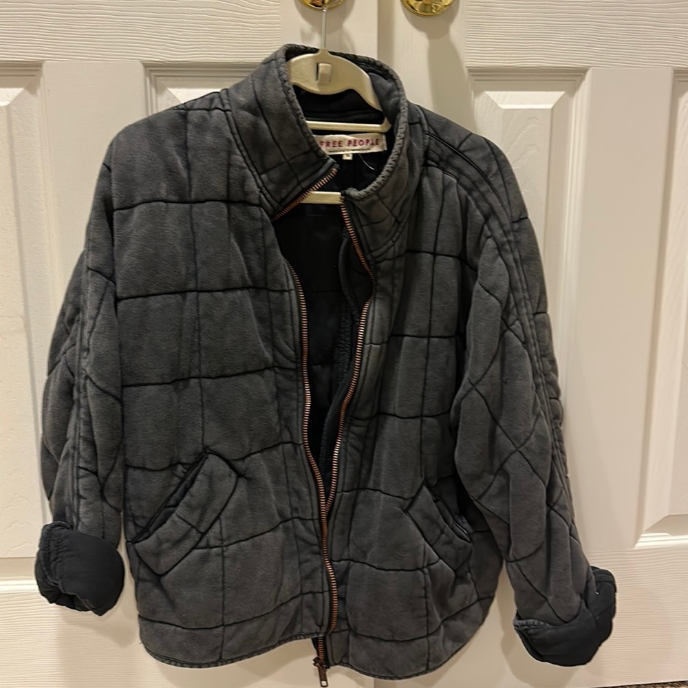Free People Quilted Dolman Jacket XS